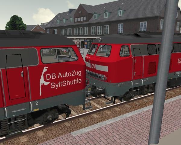 Syltshuttle in Westerland / Marschbahn